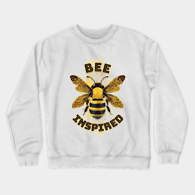 Bee Inspired Crewneck Sweatshirt by Godserv